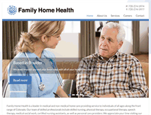 Tablet Screenshot of familyhomehealthservices.net